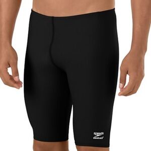 Speedo Endurance + Black Competitive Swimming Training Jammer Bathing Suit